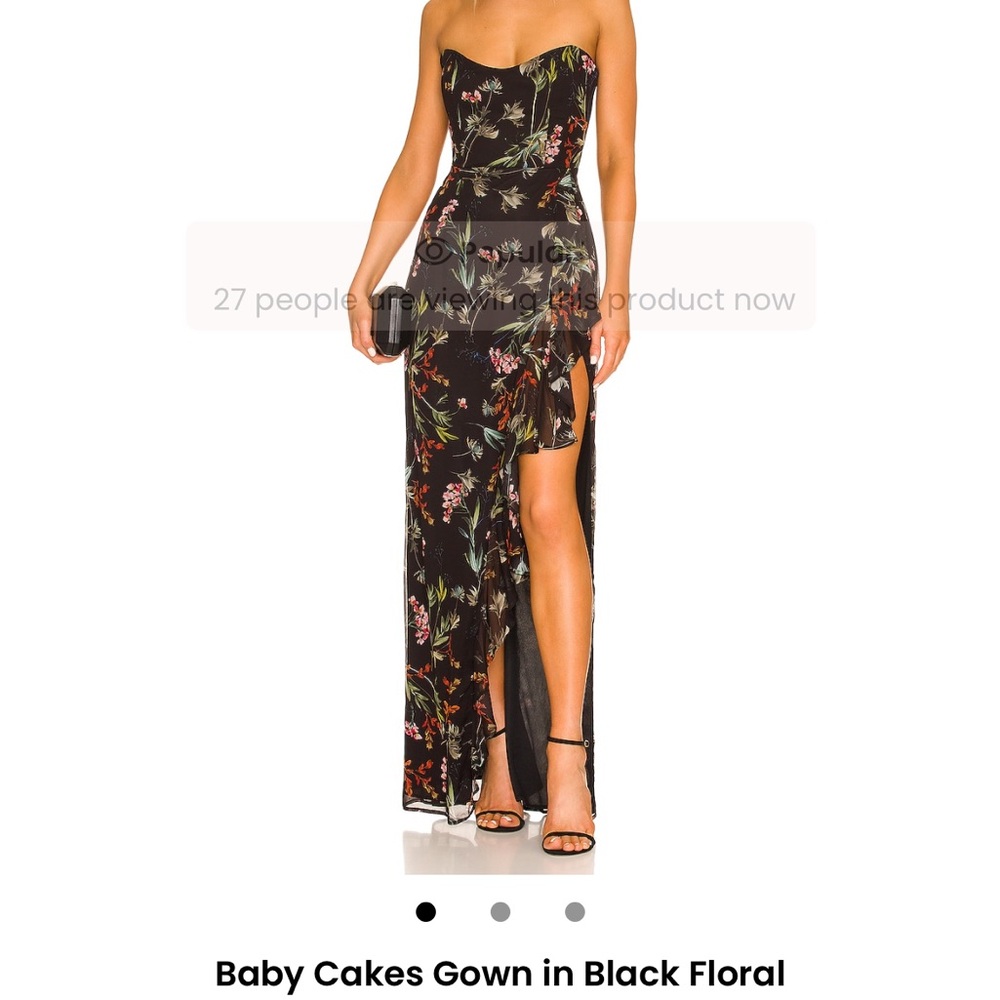 Katie May Black Floral Wedding Dress